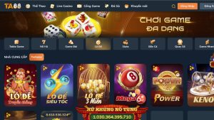Các trò chơi lô đề online hấp dẫn nhất tại TA88