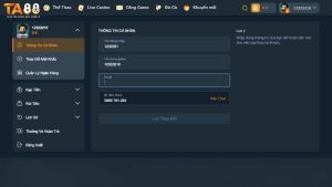 Cách xác minh tài khoản TA88 nhanh chóng