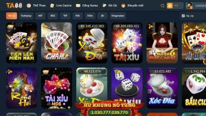 Kho game bài đổi thưởng tại TA88 có gì hot không?