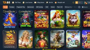 Một số Slots game nổ hũ hot nhất tại TA88 cho người mới