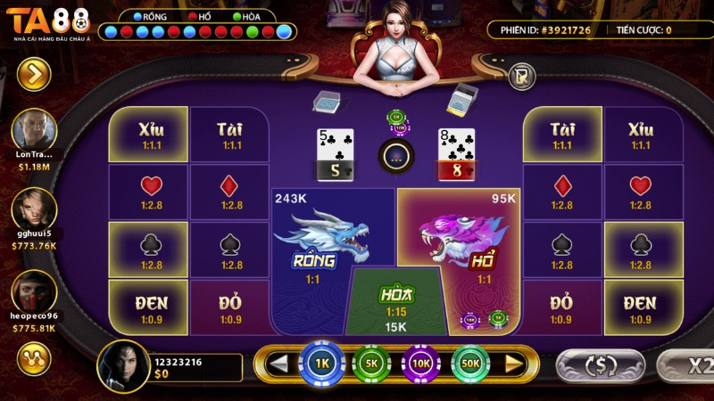 Ưu điểm của sân chơi game bài đổi thưởng tại nhà cái TA88